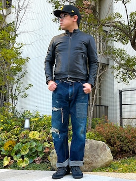 「CASIO（カシオ）のアイテム」を使った、melOnさん（メンズ・173cm）の春コーディネート