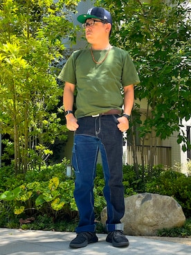 「アイテム（アクセサリー）」を使った、melOnさん（メンズ・173cm・40代）の夏コーディネート