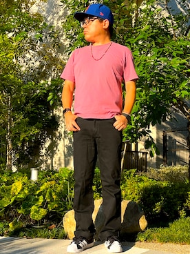 「アイテム（リング）」を使った、melOnさん（メンズ・173cm）の夏コーディネート