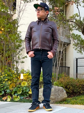 「PUMA(プーマ)のアイテム」を使った、melOnさん(メンズ・173cm)の冬コーディネート