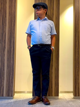 「アイテム（セットアップ）」を使った、melOnさん（メンズ・173cm・40代）の秋コーディネート