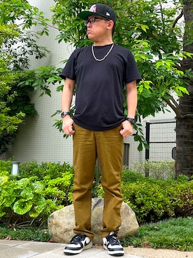 「アイテム（リング）」を使った、melOnさん（メンズ・173cm・40代）の夏コーディネート