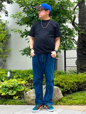 「PUMA(プーマ)のアイテム」を使った、melOnさん(メンズ・173cm)の夏コーディネート