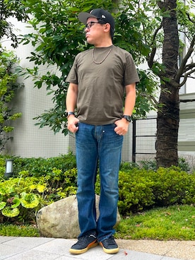 「G-SHOCK（ジーショック）のアイテム」を使った、melOnさん（メンズ・173cm）の秋コーディネート