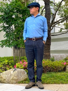 「SEIKO（セイコー）のアイテム」を使った、melOnさん（メンズ・173cm）の夏コーディネート