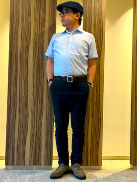 「Wrangler（ラングラー）のアイテム」を使った、melOnさん（メンズ・173cm）の夏コーディネート
