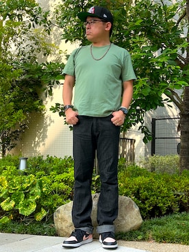 「アイテム（アクセサリー）」を使った、melOnさん（メンズ・173cm・40代）の夏コーディネート