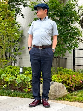 「SEIKO（セイコー）のアイテム」を使った、melOnさん（メンズ・173cm）の夏コーディネート