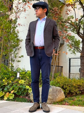 「SEIKO（セイコー）のアイテム」を使った、melOnさん（メンズ・173cm）の冬コーディネート