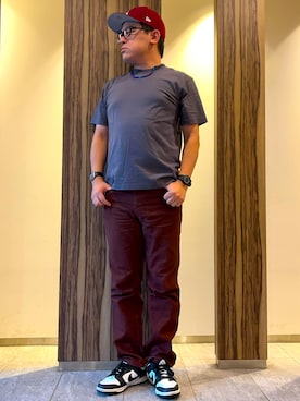 「Wrangler（ラングラー）のアイテム」を使った、melOnさん（メンズ・173cm）の秋コーディネート