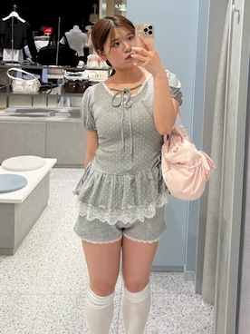 「OLIVE des OLIVE（オリーブデオリーブ）のアイテム」を使った、akiさん（レディース・160cm）の春コーディネート