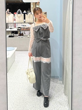 「アイテム（キャミソール）」を使った、akiさん（レディース・160cm・20代）の夏コーディネート