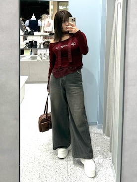 「骨ストコーデ」｜akiさん（レディース・160cm）の秋コーディネート