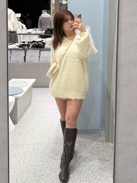 akiさん（レディース・160cm）の冬コーディネート