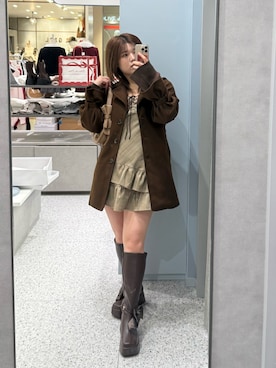 akiさん（レディース・160cm）の冬コーディネート