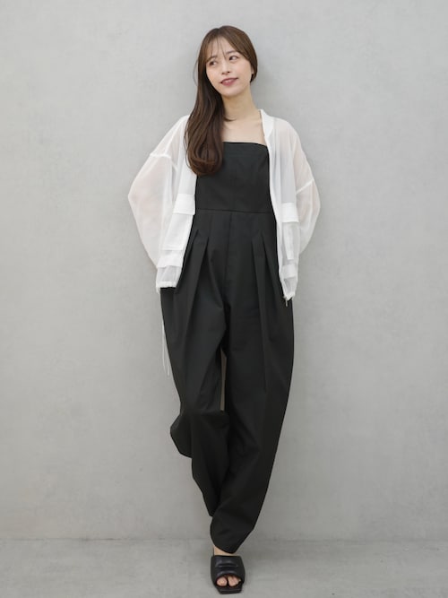 ELENDEEK ベアオールインワン　黒　サイズ02 ELENDEEK オールインワン ベアオールインワン レディース