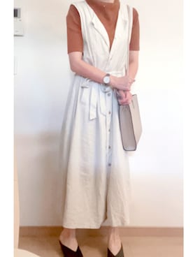 「MACARONIC（マカロニック）のアイテム」を使った、hikariさん（レディース・159cm）の秋コーディネート