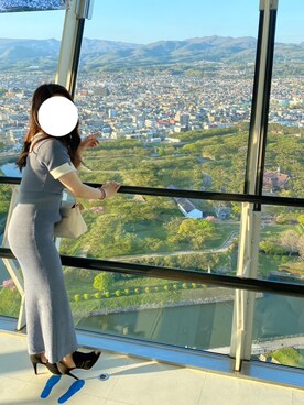 「LIPSERVICE（リップサービス）のアイテム（ワンピース/ドレス）」を使った、ri106さん（レディース・150cm）の秋コーディネート