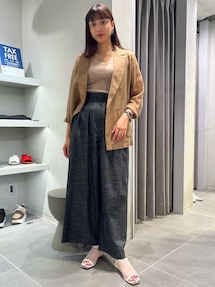 FUJIKO×ELENDEEK】RIB KNIT TANK｜エレンディーク（ELENDEEK