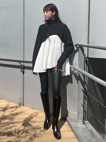 ELENDEEK エレンディーク ブーツ スクエアショートブーツ レディース38 ELENDEEK エレンディーク ブーツ スクエアショートブーツ レディース38