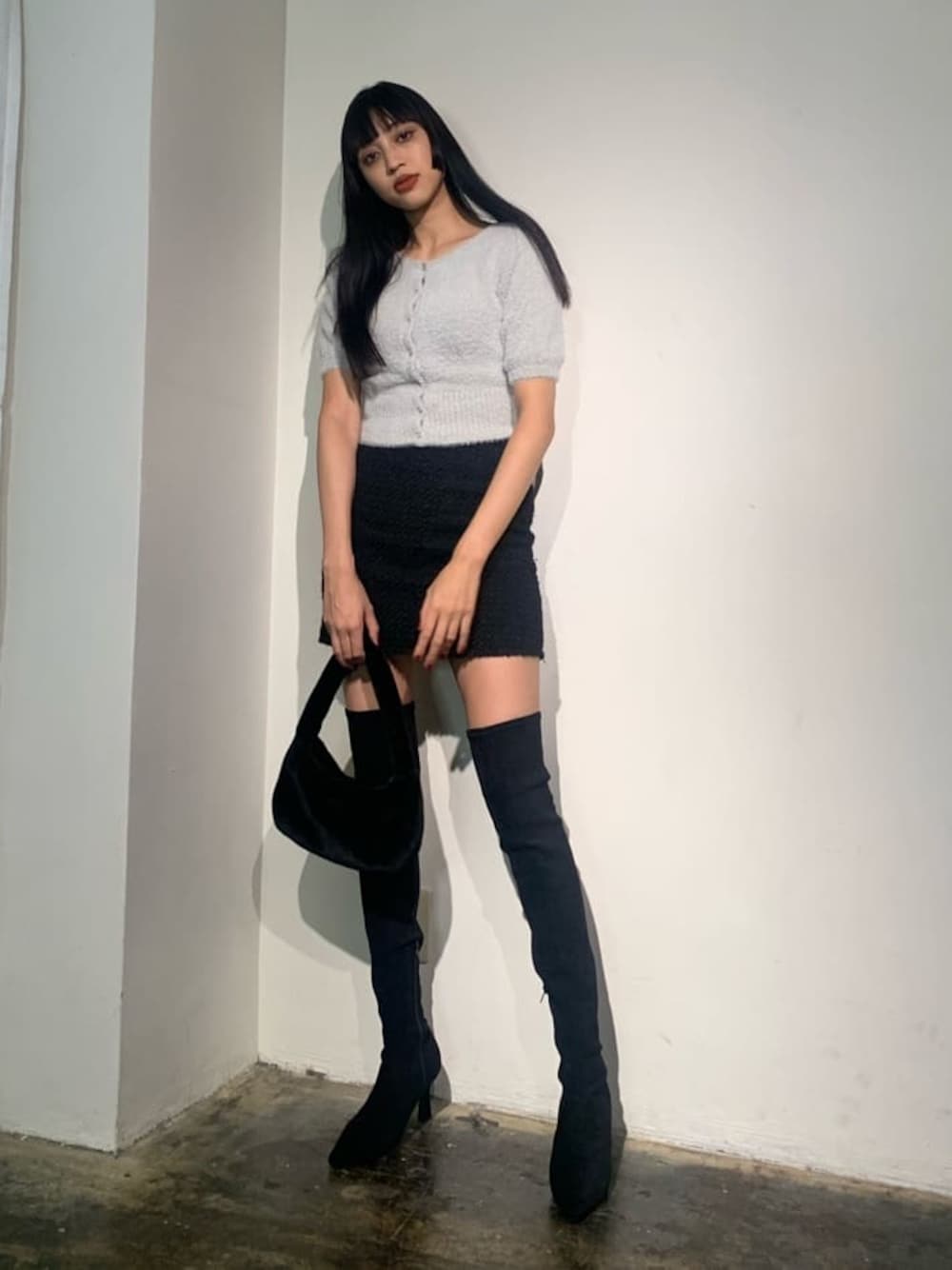 ポインテッドロングブーツを使った人気ファッションコーディネート - WEAR