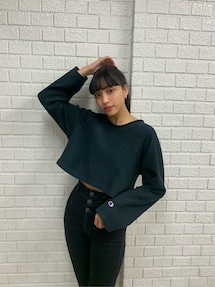 EMODA×Champion】ロールネックショートプルオーバー｜エモダ