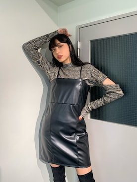「スリットニット」｜パニラガオパオリン (ELENDEEK)さん（レディース・167cm）の秋コーディネート