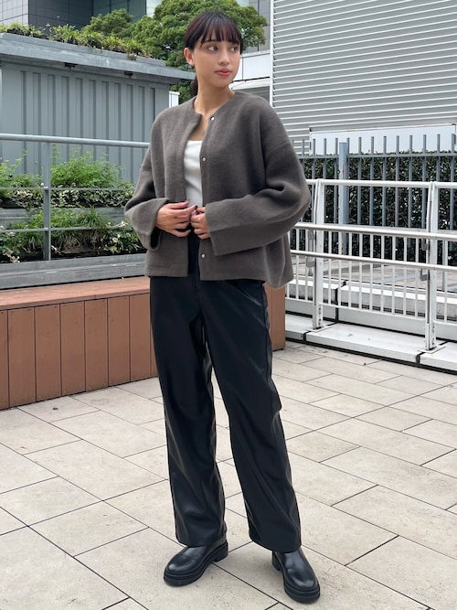 ELENDEEK ストレートワイドパンツ ELENDEEK パンツ ストレートワイドパンツ レディース : ZOZOTOWN