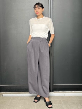 「ELENDEEK」｜パニラガオパオリン (ELENDEEK)さん（レディース・167cm）の夏コーディネート