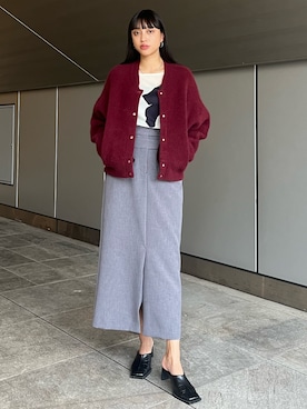「アイテム（カーディガン/ボレロ）」を使った、パニラガオパオリン (ELENDEEK)さん（レディース・167cm・20代）の夏コーディネート