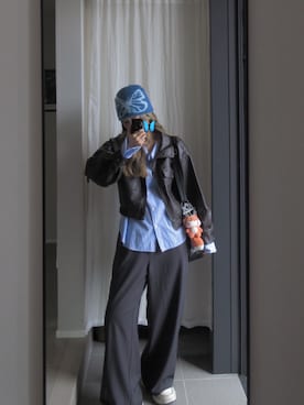 「COLONY 2139（コロニートゥーワンスリーナイン）のアイテム（パンツ）」を使った、nunさん（レディース・163cm）の春コーディネート