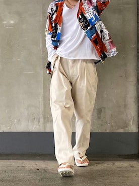 「goyemon（ゴエモン）のアイテム」を使った、R.  さん（メンズ・167cm）の夏コーディネート