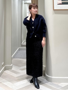 「ROPE'（ロペ）のアイテム（スカート）」を使った、tsukaさん（レディース・155cm）の秋コーディネート