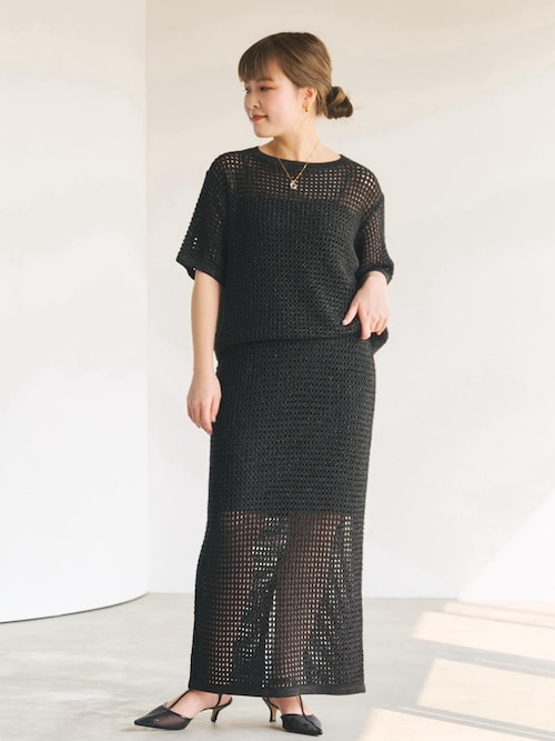 ROPE'｜ラメメッシュプルオーバー/セットアップ対応 | Rakuten
