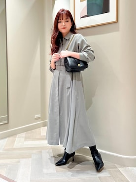 「gray」｜tsukaさん（レディース・155cm）の秋コーディネート