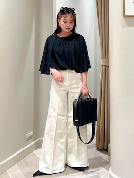 「アイテム（パンプス）」を使った、tsukaさん（レディース・155cm）の夏コーディネート