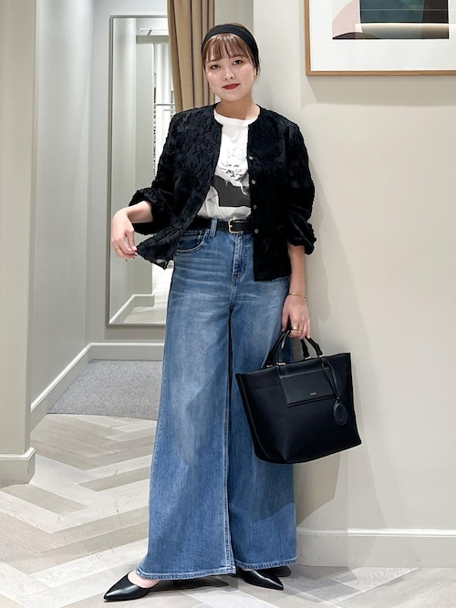 Brigitte Bardot×ROPE'・コラボ】プリント半袖T-shirt【洗える・洗濯