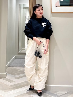 「アイテム（スウェット）」を使った、tsukaさん（レディース・155cm・20代）の秋コーディネート