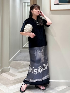 「アイテム（クラッチバッグ）」を使った、tsukaさん（レディース・155cm）の夏コーディネート