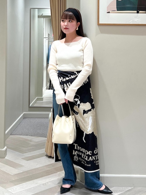 ロートレックグラフィカルシルクスカーフ