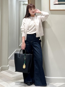 「アイテム（チャーム）」を使った、tsukaさん（レディース・155cm・20代）の秋コーディネート