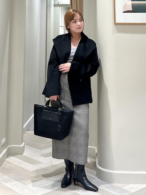 【美品】ROPE ロペ　プレミアム　カシミヤ　ショート　コート ROPE'｜プレミアムカシミヤ ショートコート【25AW】 | Rakuten