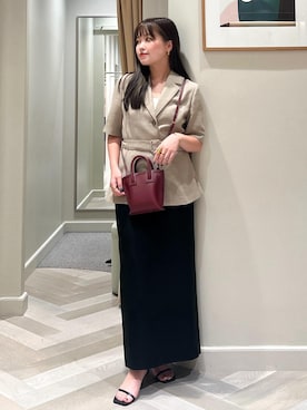 「アイテム（テーラードジャケット）」を使った、tsukaさん（レディース・155cm・20代）の夏コーディネート