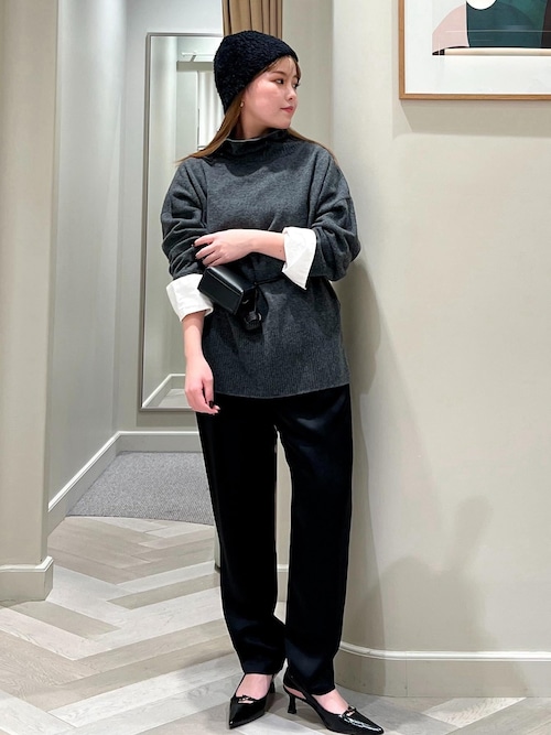 セール】サテンタックテーパードパンツ（その他パンツ）｜ROPE'（ロペ