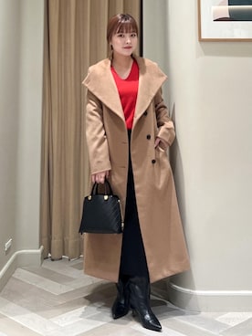 「ROPE'（ロペ）のアイテム」を使った、tsukaさん（レディース・155cm）の冬コーディネート