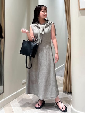 「アイテム（サンダル）」を使った、tsukaさん（レディース・155cm）の夏コーディネート
