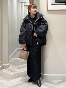 「アイテム（ダウンジャケット/コート）」を使った、tsukaさん（レディース・155cm・20代）の秋コーディネート