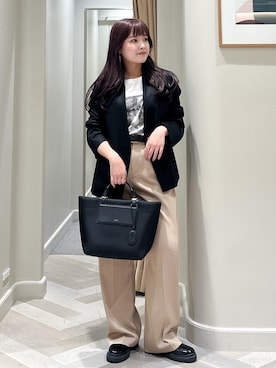 「アイテム（トップス）」を使った、tsukaさん（レディース・155cm・20代）の秋コーディネート