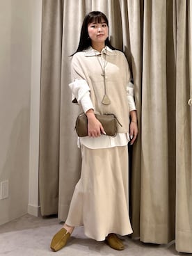 「ROPE'（ロペ）のアイテム」を使った、tsukaさん（レディース・155cm）の冬コーディネート