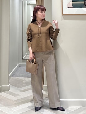 「ニット/セーター」｜tsukaさん（レディース・155cm）の冬コーディネート